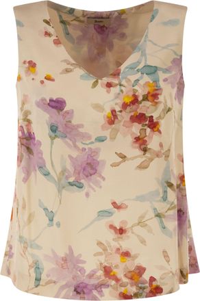 Herno bloemenprint top