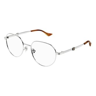 Gucci Stijlvolle Bril Gg 1496O - Heren - Brillen - Grijs - 52 MM - Accessoires