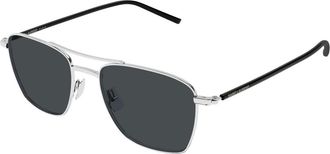 Saint Laurent Sunglasses, male, Gray, Size: 53 MM SL 866 Sunglasses
