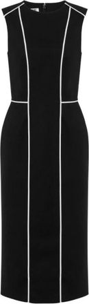 Moschino Midi Jurk - Dames - Casual kleedjes - Zwart - M - Wol - Kleedjes
