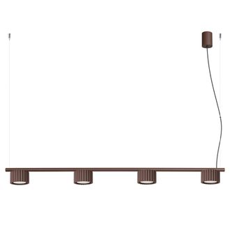 Sollux Lighting Ara&ntilde;a marr&oacute;n aluminio alt. 208 cm