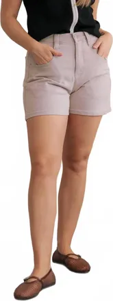 Duer Stretch Canvas Short In Mauve