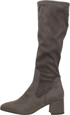Marco Tozzi Lange Laarzen - Dames - Hoge Laarzen - Beige - 41 EU - Schoenen