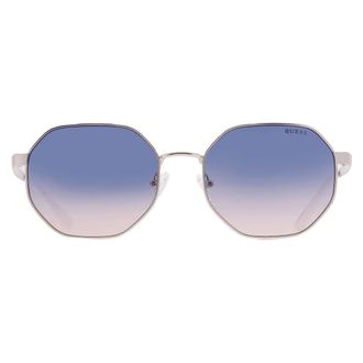 Guess Blue Gradient Geometric Ladies Sunglasses GF6160 11W 58