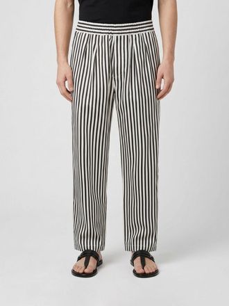 Tom Ford Pantaloni a gamba larga Tom Ford in seta a righe