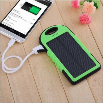Trade Shop Trade Shop - 5000mah Solar Powerbank Bater&iacute;a Externa Cargador Smartphone Tablet Jumper