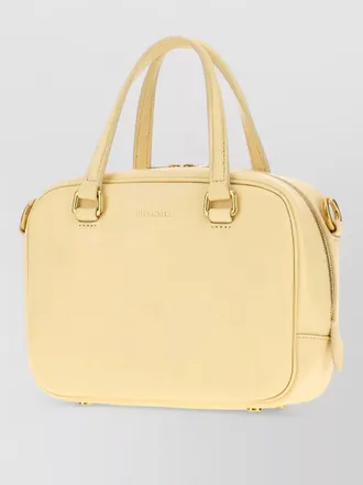 Jil Sander market tote shearling leather tote bag