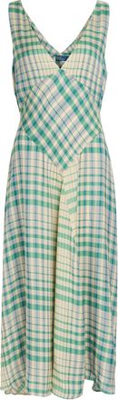 Polo Ralph Lauren Plaid Woven Midi Dress - Multicoloured 1 - 12 (UK16 / XL)