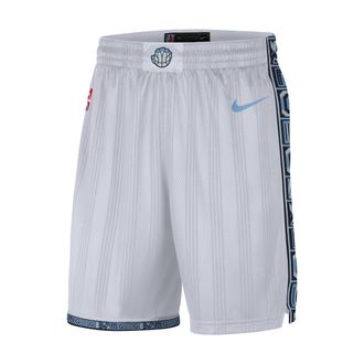 Nike Memphis Grizzlies City Edition Nike Mens Dri-FIT NBA Swingman Shorts in White | HM6042-100