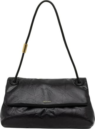 Trussardi Shopper Tote - Dames - Tassen - Zwart - Maat: ONE Size Leer