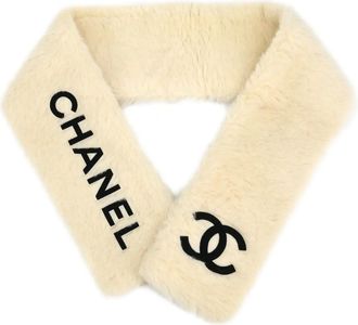 Chanel Scialle CC 1990-2000 - Bianco