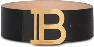 Balmain B-Belt - Dames - Riemen - Zwart - 85 CM - Leer - Accessoires