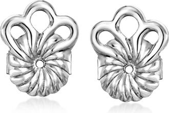 Ross-Simons 8mm 14kt White Gold Stabilizing Earring Backings