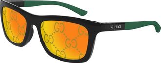 Gucci Authentieke stijlvolle brillen van topkwaliteit - unisex - Zonnebrillen - Zwart - 54 MM - Accessoires
