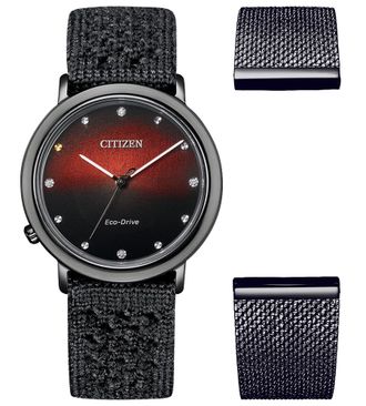 Citizen Ambiluna 10th Anniversary Limited Edition WoMens Black Watch EM1007-47E Fabric - One Size