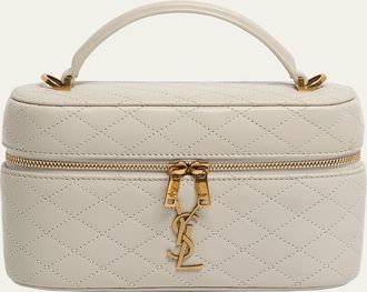 Saint Laurent Gaby Vanity Quilted Leather Bag