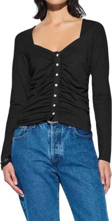 Nation Ltd Jordana Top In Jet Black