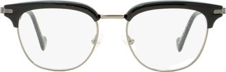 Moncler ML5021 Square Metal Eyeglasses - Black