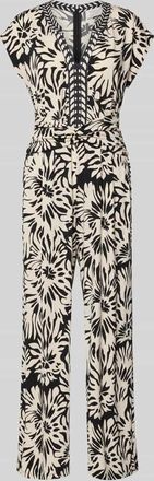 robe l&eacute;g&egrave;re Jumpsuit mit V-Ausschnitt und Eingrifftaschen in Black, Gr&ouml;&szlig;e 34