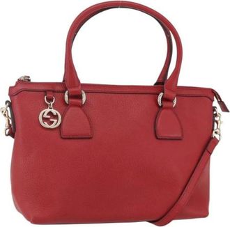 Gucci Pre-owned Handbags, female, Red, Size: ONE SIZE Pre-owned Vintage Handbag