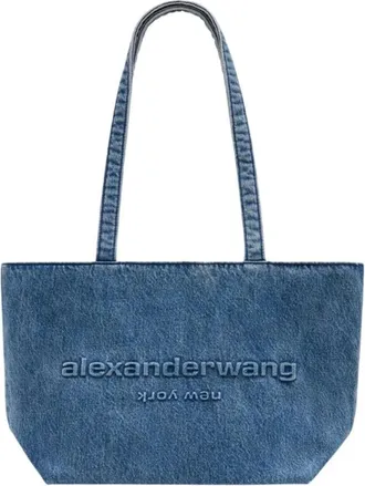 Alexander Wang Alexander Wang, Tote Bags, female, Blue, Size: ONE SIZE Punch Medium Tote Bag