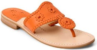 Jack Rogers Jacks Flat Sandal in Coral Rose at Nordstrom, Size 7.5