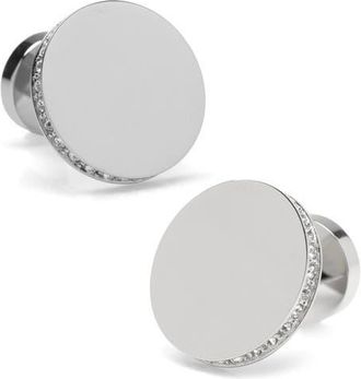 Cufflinks Inc. Engravable Stainless Steel Cuff Links in Silver at Nordstrom