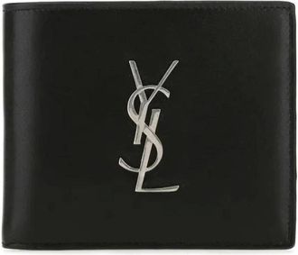 Saint Laurent Wallets & Cardholders, male, Black, Size: ONE SIZE Cassandre East/West Wallet