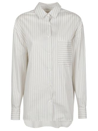 Iro Lasmy Loose Striped Cotton Shirt