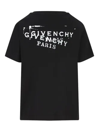 Givenchy Logo-Print Cotton T-Shirt - Black