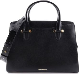 Ferragamo Today Satchel Leather Large
