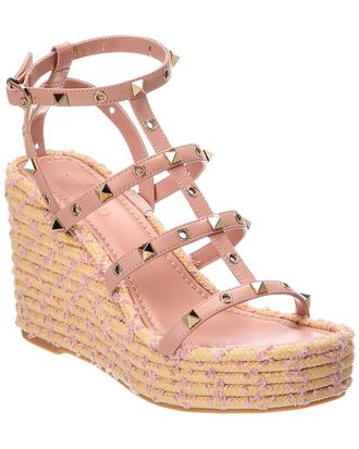 Valentino Rockstud Caged Leather Sandal