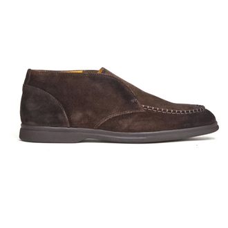 Doucal's Ankle Boots, male, Brown, Size: 7 1/2 US Point Suede Ballerinas