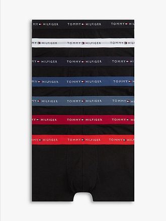 Tommy Hilfiger 7-Pack Signature Repeat Logo Waistband Trunks