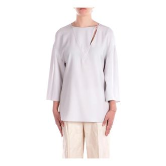 Emporio Armani Dames, Blouses & Shirts, Wit, Maat: M