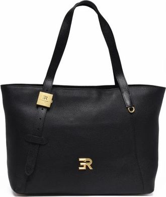 Ermanno Scervino Amelia Tote Bag - Dames - Shoppers - Zwart - ONE Size - Leer - Tassen