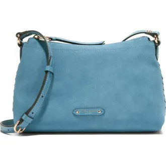 Cole Haan Isabella Crossbody Bag in Provincial Blue Suede at Nordstrom