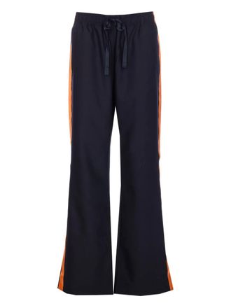 Zadig&Voltaire elastic-waistband trousers - women - Polyester/Viscose/Spandex/Elastane - 40 - Blue