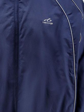 Balenciaga Mens Tracksuit Jacket Bodies Navy Wool