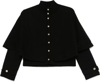 Maje Cardigan effetto mantella - Nero