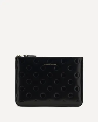 Comme Des Gar&ccedil;ons Embossed polka-dot Pouch Male UNI