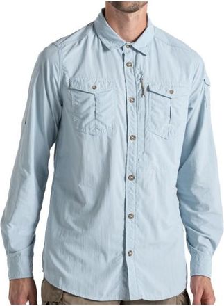 Craghoppers Nosilife Adventure Langarm Hemd III Hemd für Herren | grau