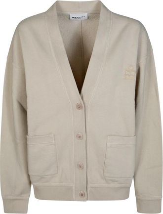 Isabel Marant Stephy Cardigan - Dames - Vesten - Beige - 3XS - Truien & Vesten