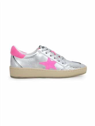 Vintage Havana Womens Denisse 33 Perforated Slip On Sneakers In Metallic Silver