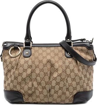 Gucci Borsa a tracolla Sukey in tela GG 2016-2025 - Marrone