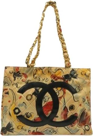 Chanel Pre-owned Vintage Tote Bag - Dames - Vintage Shopper - Veelkleurig - ONE Size - Vintage