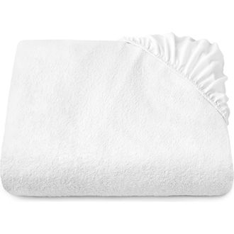 Bare Home Cotton Terry Waterproof Mattress Protector in White at Nordstrom, Size California King