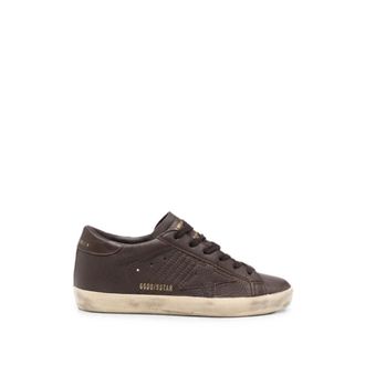 Golden Goose Super-Star Trainers - female - Golden Goose - Sneakers - Brown - 8 UK - Shoes