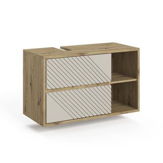 Vicco Mueble Bajo Lavabo Viola, Roble Artesanal/cachemira, 100 X 60 Cm, Vicco