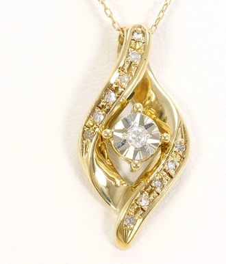 C&A Unbranded gold yellow gold pink (10K) yellow gold (10K) Necklace (Pre-Owned)